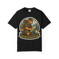 Cryptid Investigator Dog T-shirt | Golden Retriever Detective Graphic Tee