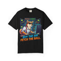 Buy the Dip Fetch the Ball Shiba Inu Trader T-shirt | Crypto Stock Market Shirt