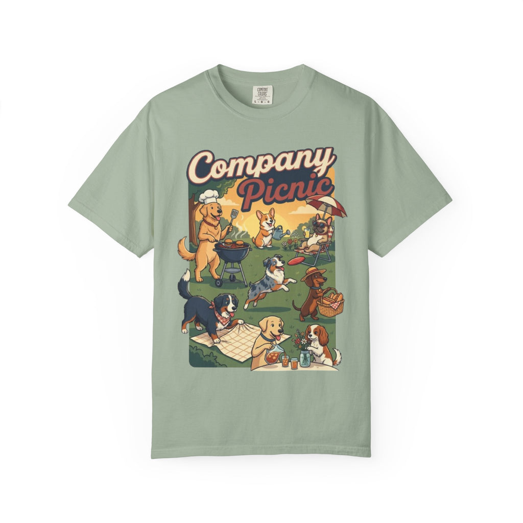 Labor Day — "Company Picnic" Dogs Picnic Graphic Tee