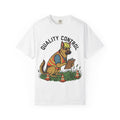 Quality Control German Shepherd T-shirt | Construction Dog Design