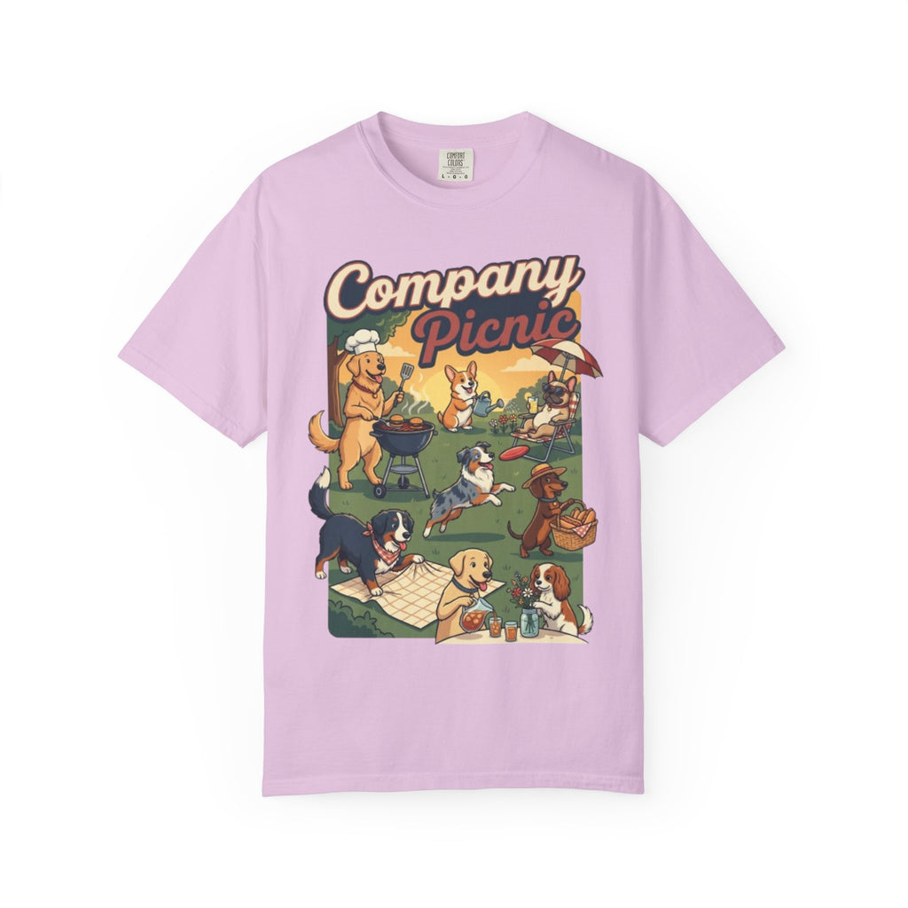 Labor Day — "Company Picnic" Dogs Picnic Graphic Tee