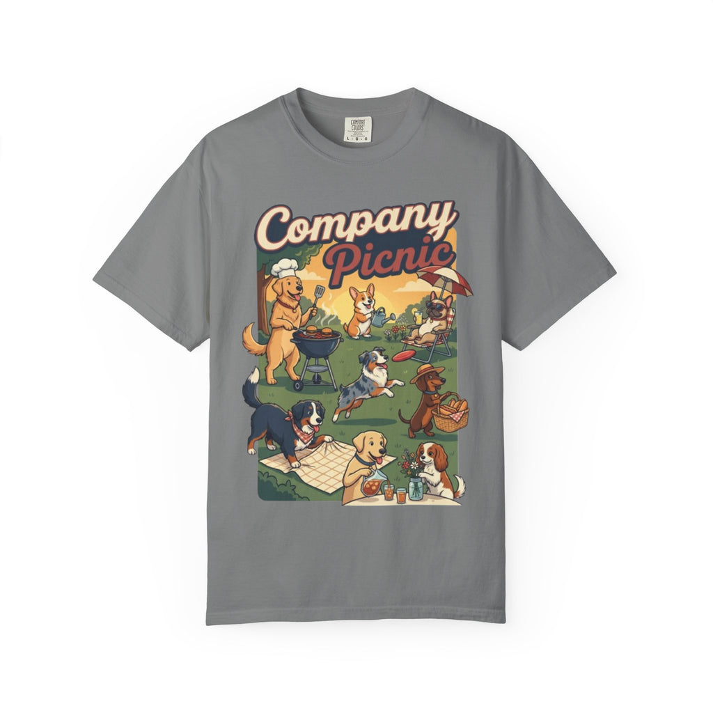 Labor Day — "Company Picnic" Dogs Picnic Graphic Tee