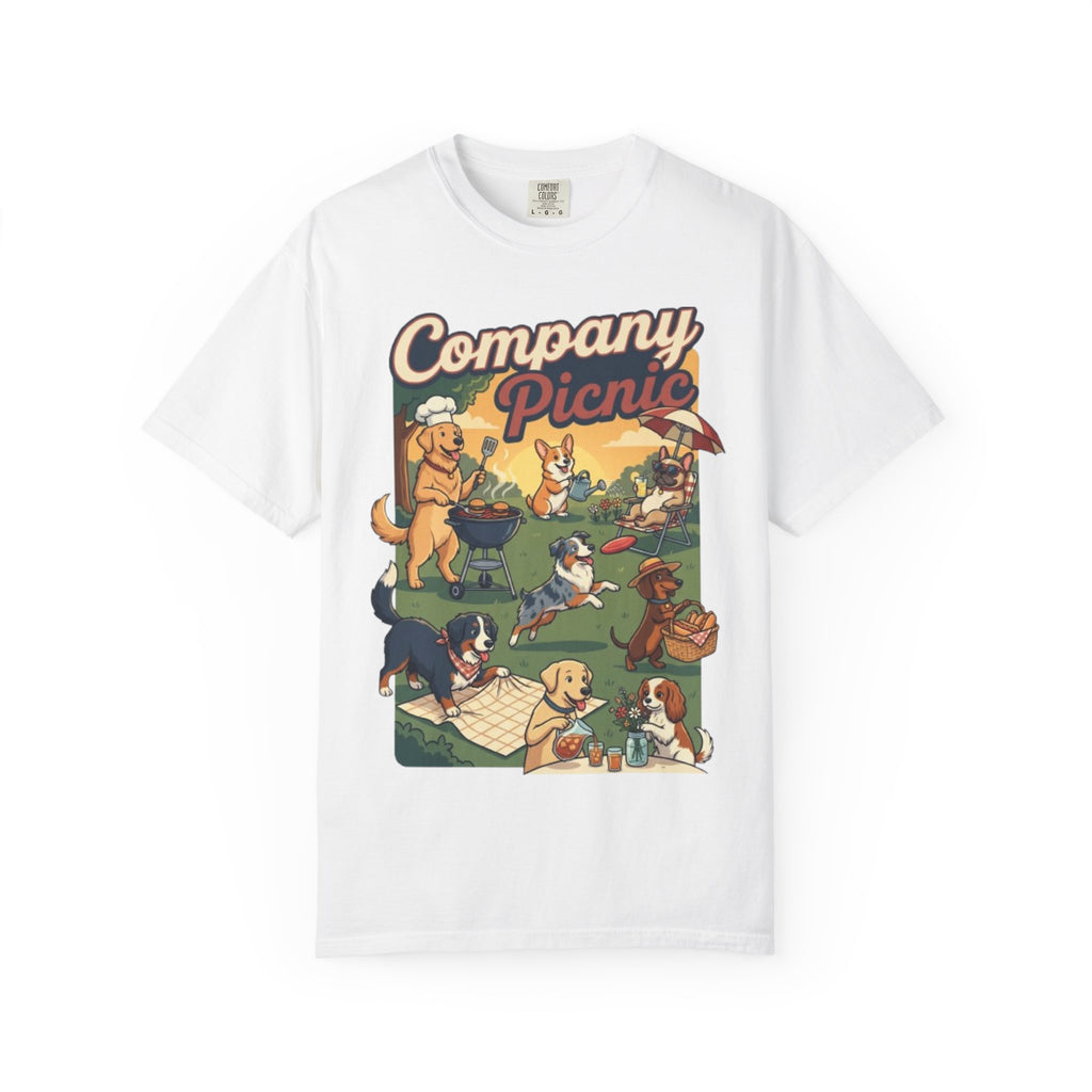 Labor Day — "Company Picnic" Dogs Picnic Graphic Tee